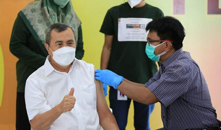 Gubri Syamsuar Minta Masyarakat Dukung Vaksinasi Booster